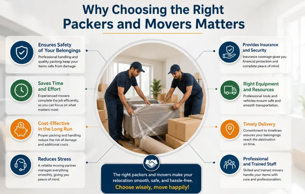 Why Choosing the Right Packers and Movers Matters